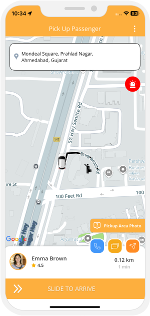 driver can change status of location
