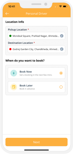 choose service categories