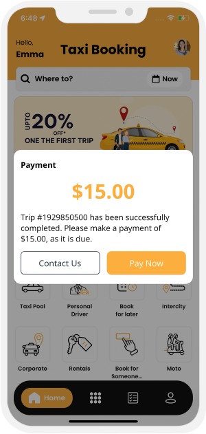Select booking location