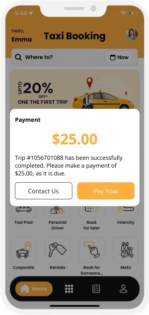 Select booking location