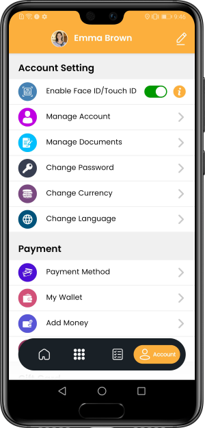 Select booking location