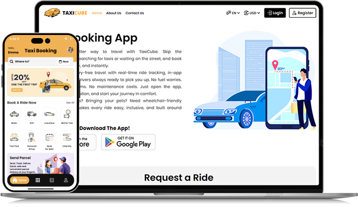 Uber Clone App design variations