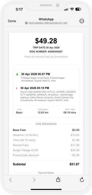 User bank details