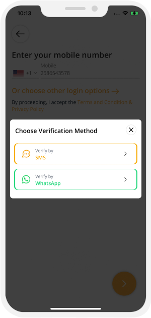 Select booking location