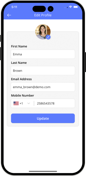 User can edit their profile