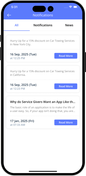 choose service categories