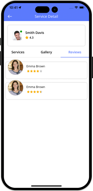 choose service categories