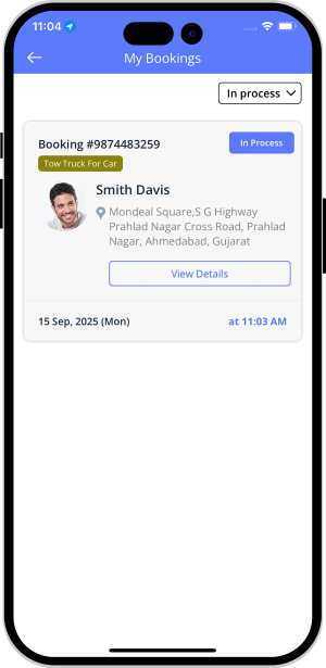 Select booking location