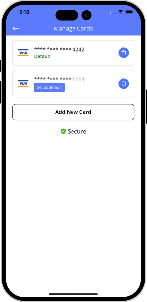 choose service categories