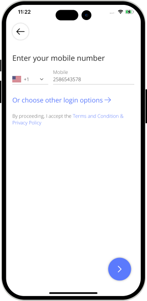 Select booking location