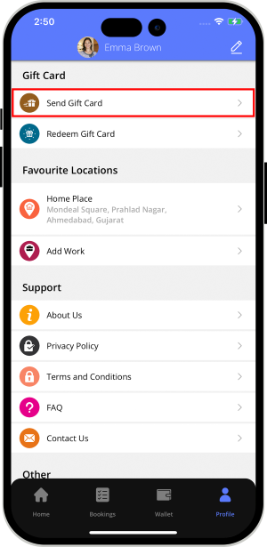 choose service categories