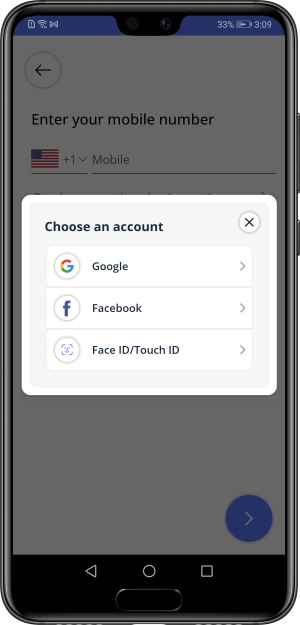 Select booking location