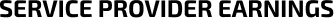 Service Provider Earnings
