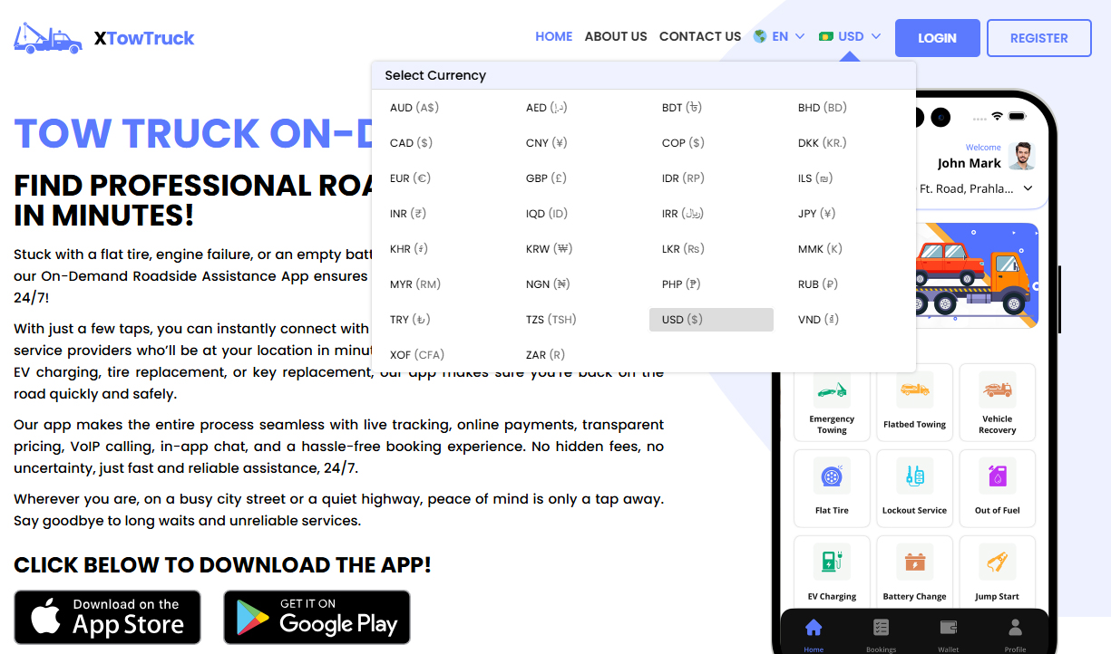 Select Currency