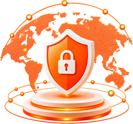 3D Security Shield Podium