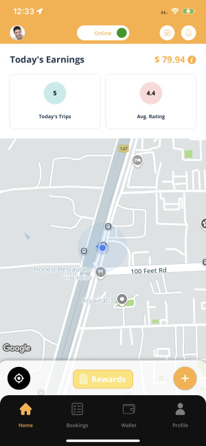 delivery driver app