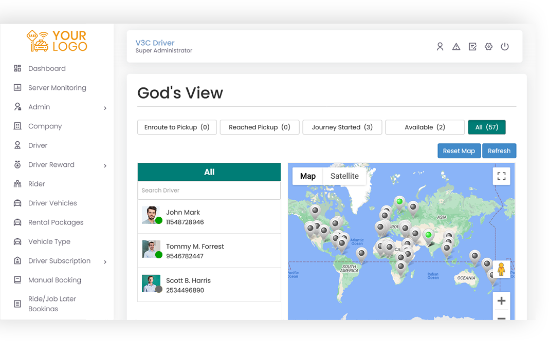 God's View Screen