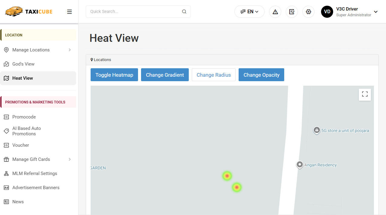 Heat Map View