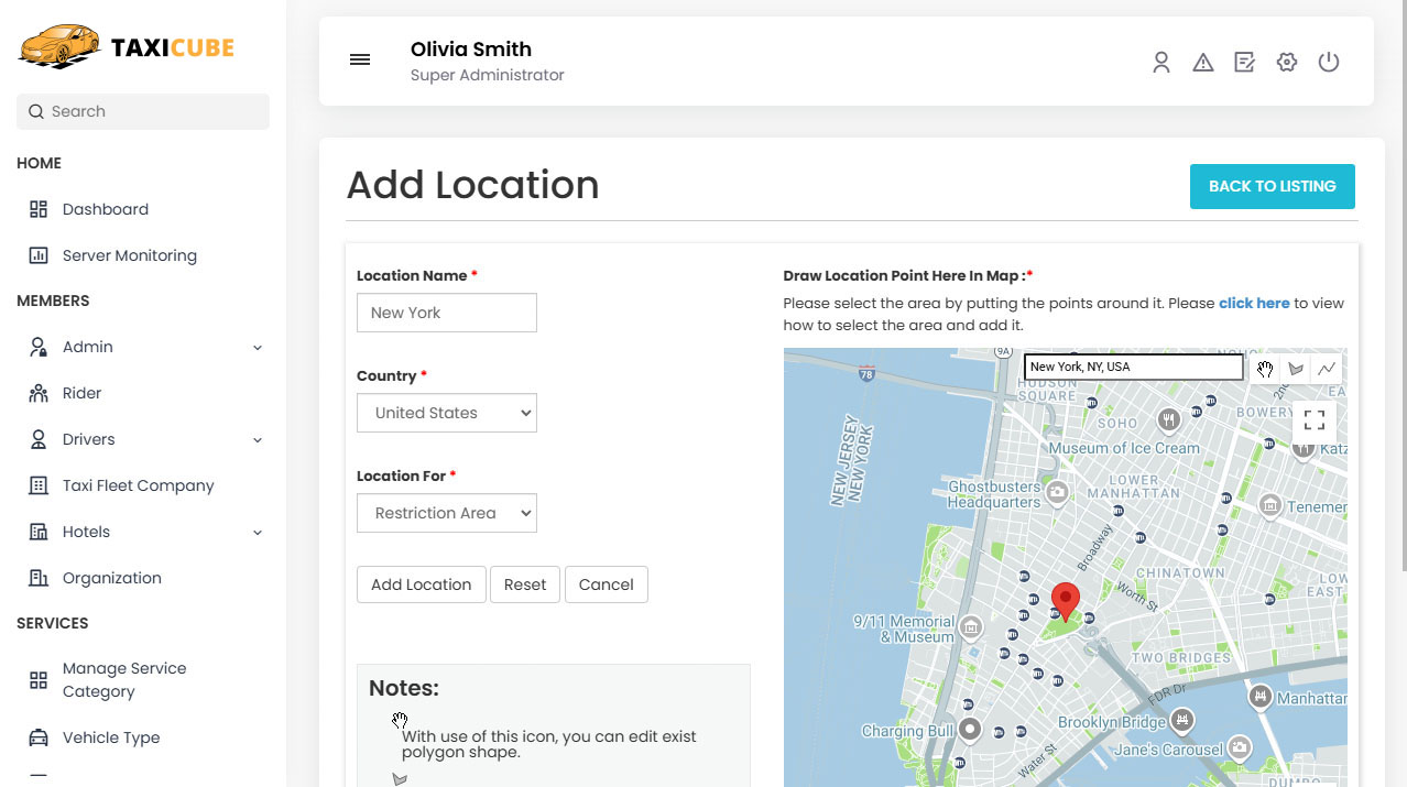 Add Location