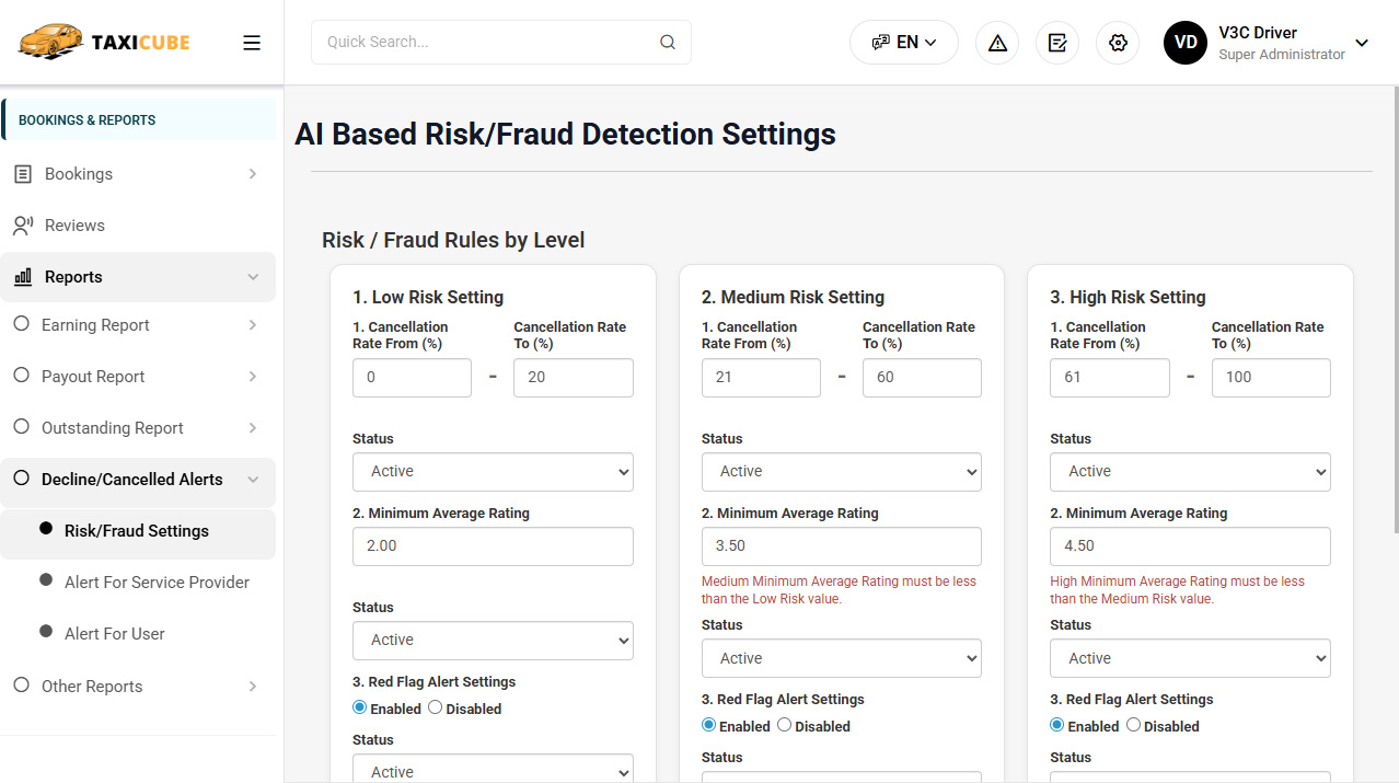 AI-Based Risk & Fraud Detection