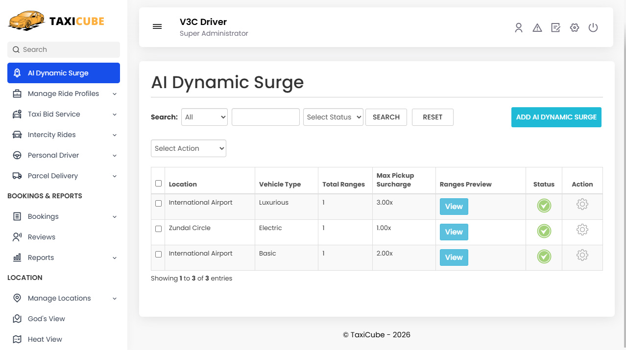 AI-Based Dynamic Surge Pricing