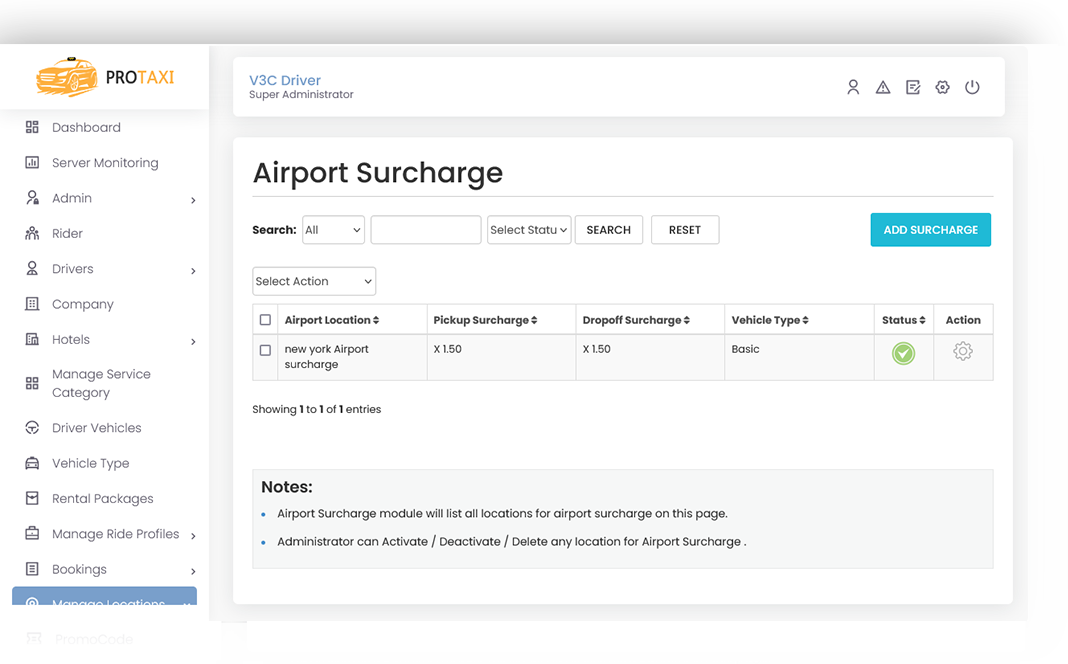Airport Surcharge