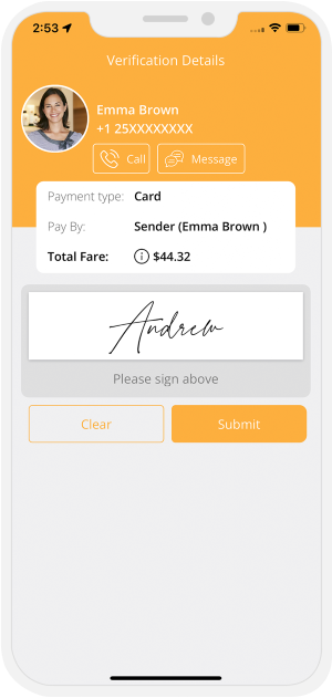 Delivery Confirmation