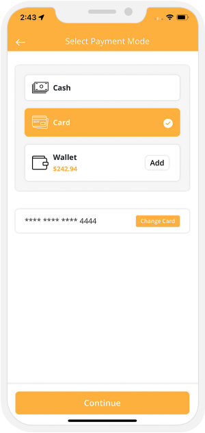 choose service categories