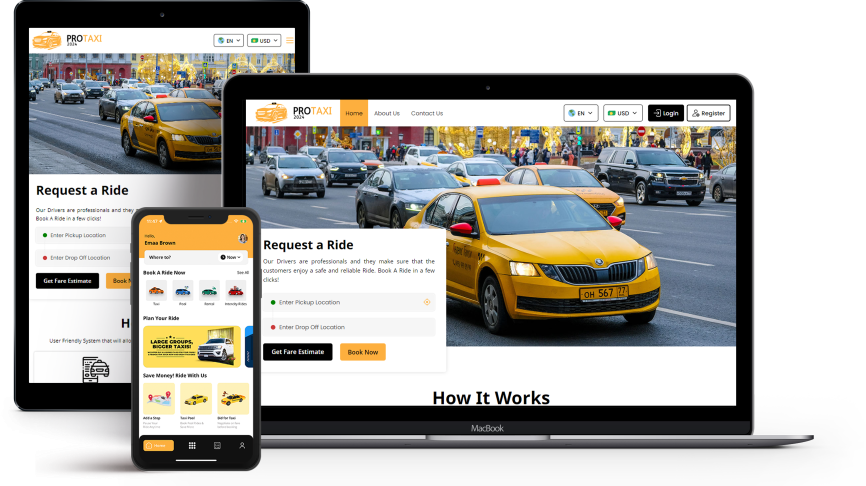 taxi app demo