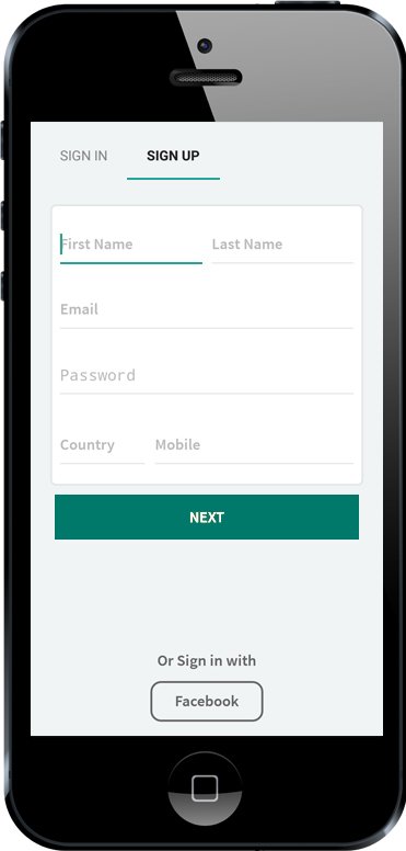 electrician apps register screen