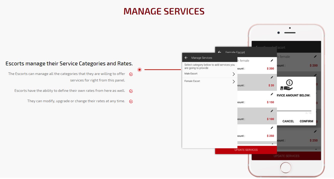 escort manage their services