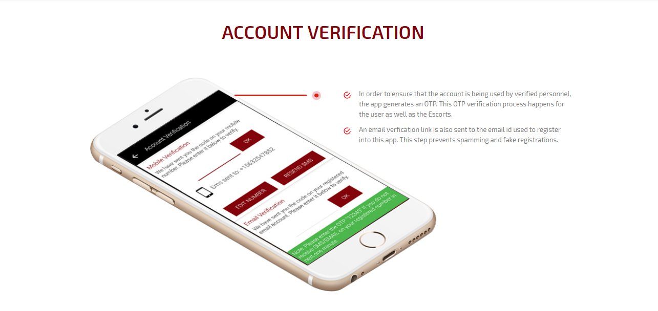 account verfication screen