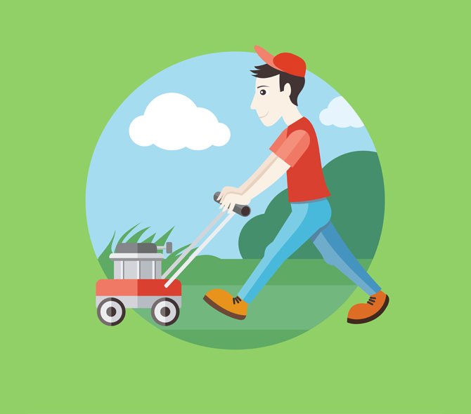 lawn-mowing service app script