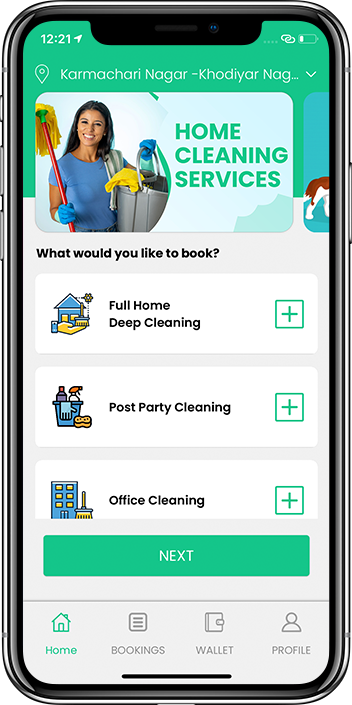 Home Cleaning app clone