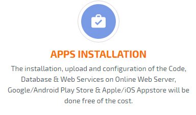 Moving service apps installation