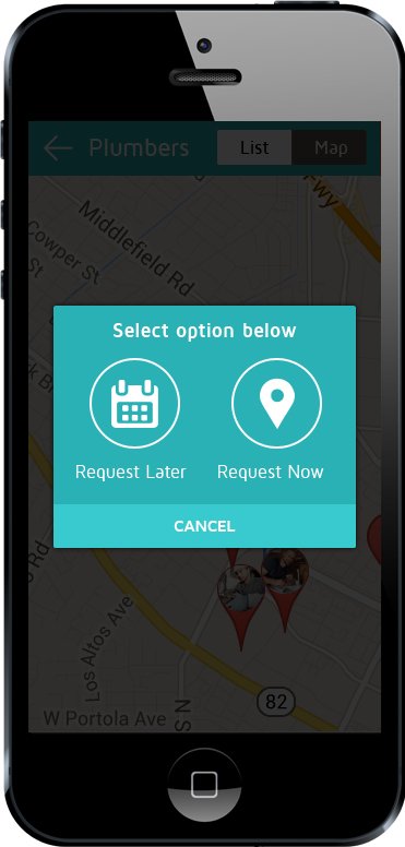booking scheduling plumbing apps screen