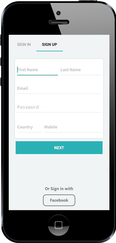 plumbing apps register screen