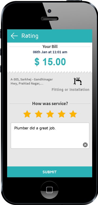 plumbing apps review and rating screen