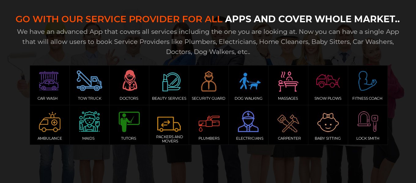Service Provider for All Apps