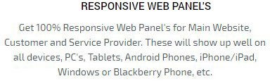 Responsive Web Panel's