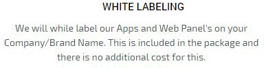 White Labeling
