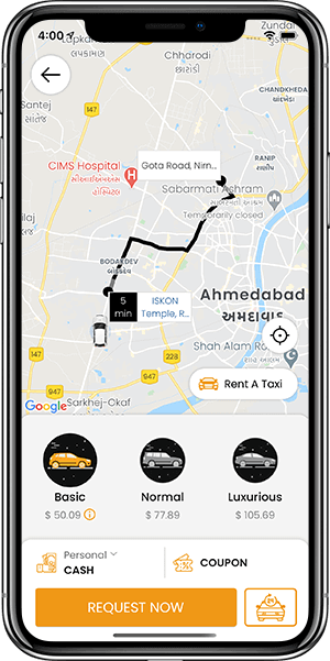 cab booking app