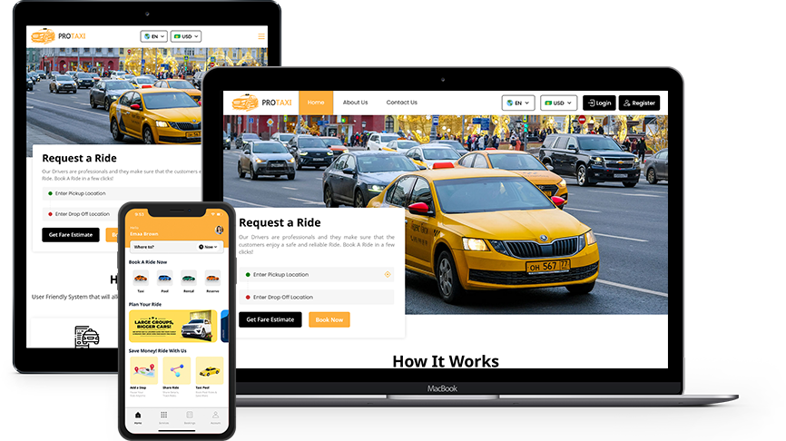 taxi app demo