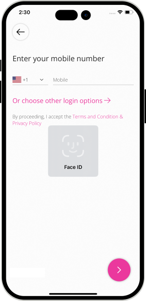 Select booking location