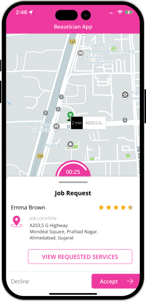 provider manage work location