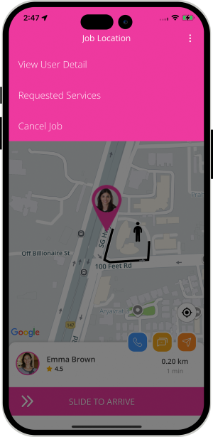 provider manage work location