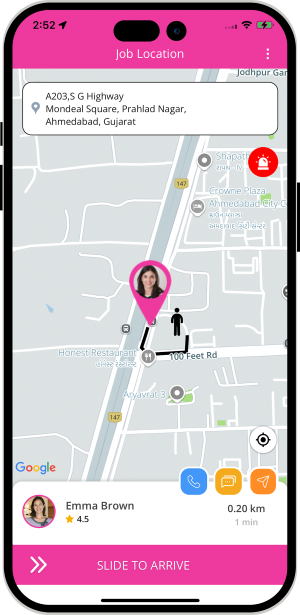 provider manage work location