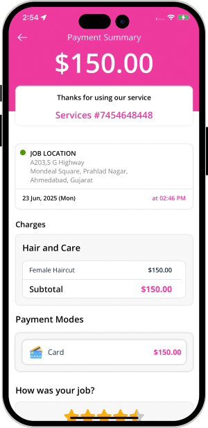 Select booking location