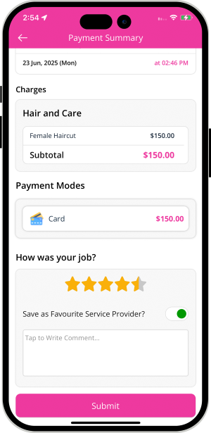 Select booking location