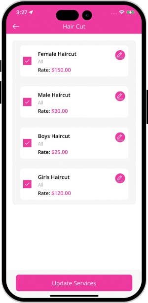 choose sub categories